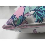 Çift Taraflı Modern Çini Özel Tasarım Dijital Baskılı Süet Yastık Kırlent Kılıfı Realhomes