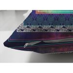 Çift Taraflı Modern Geometrik Motifli Özel Tasarım Süet Yastık Kırlent Kılıfı Realhomes