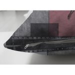 Çift Taraflı Modern Kare Motifli Özel Tasarım Süet Yastık Kırlent Kılıfı Realhomes