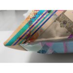 Çift Taraflı Modern Sanat Tasarımlı Dijital Baskılı Süet Yastık Kırlent Kılıfı Realhomes