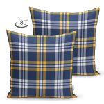 - Suet-K4247-Gorsel-1 - Realhomes Çift Taraflı Lacivert ve Sarı Modern Tasarım Süet Yastık Kırlent Kılıfı Realhomes