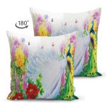 - Suet-K4252-Gorsel-1 - Realhomes Çift Taraflı Modern Tavus Kuşu Tasarımlı Dijital Baskılı Süet Yastık Kırlent Kılıfı Realhomes