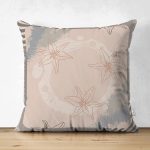 Çift Taraflı Modern Desenli Özel Tasarım Dijital Baskılı Süet Yastık Kırlent Kılıfı Realhomes