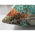 Çift Taraflı Modern Desenli Özel Tasarım Dijital Baskılı Süet Yastık Kırlent Kılıfı Realhomes