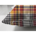 Çift Taraflı Ekose Desenli Özel Tasarım Süet Yastık Kırlent Kılıfı Realhomes