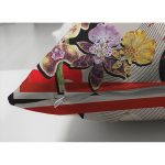 - Suet-K4264-Gorsel-2 - Realhomes Çift Taraflı Modern Çiçekler Motifli Özel Tasarım Süet Yastık Kırlent Kılıfı Realhomes