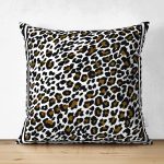 - Suet-K4276-Gorsel - Realhomes Çift Taraflı Leopar Desenli Özel Tasarım Dijital Baskılı Modern Süet Yastık Kırlent Kılıfı Realhomes