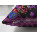 Çift Taraflı Modern Çiçekler Motifli Özel Tasarım Süet Yastık Kırlent Kılıfı Realhomes