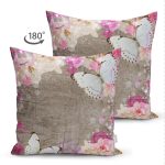 - Suet-K45-Gorsel-1 - Realhomes Çift Taraflı Modern Kelebek Desenli Dijital Baskılı Dekoratif Süet Yastık Kırlent Kılıfı Realhomes