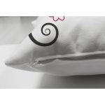 - Suet-K48-Gorsel-2 - Realhomes Çift Taraflı Sevimli Baykuş Tasarımlı Dijital Baskılı Süet Yastık Kırlent Kılıfı Realhomes