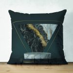 - Suet-K6005-Gorsel - Realhomes Çift Taraflı Mermer Ve Altınlı Üçgen 3D Desenli Dijital Baskılı Dekoratif Süet Yastık Kırlent Kılıfı Realhomes