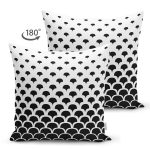 - Suet-K6096-Gorsel-1 - Realhomes Realhomes Çift Taraflı Uçan Siyah Puantiyeler Dijital Baskılı Süet Yastık Kırlent Kılıfı Realhomes