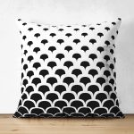 - Suet-K6096-Gorsel - Realhomes Realhomes Çift Taraflı Uçan Siyah Puantiyeler Dijital Baskılı Süet Yastık Kırlent Kılıfı Realhomes