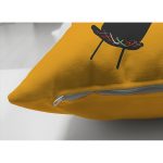 - Suet-K6538-Gorsel-2 - Realhomes  Çift Taraflı Turuncu Zeminde Afrika Kadınlar Tasarımlı Dijital Baskılı Süet Kırlent Kılıfı Realhomes