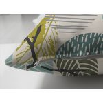 Çift Taraflı Dal Ve Yapraklı Dijital Baskılı Dekoratif Süet Yastık Kırlent Kılıfı Realhomes