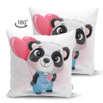 - Suet-K6607-Gorsel-1 - Realhomes Çift Taraflı Sevimli Bebek Panda Çocuk Odası Dijital Baskılı Dekoratif Süet Yastık Kırlent Kılıfı Realhomes