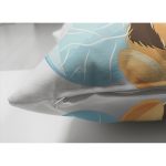 - Suet-K6624-Gorsel-2 - Realhomes Çift Taraflı Sevimli Arı Çocuk Odası Dijital Baskılı Dekoratif Süet Yastık Kırlent Kılıfı Realhomes