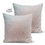 Çift Taraflı Simli Yüzey İllüstrasyon Dijital Baskılı Dekoratif Süet Yastık Kırlent Kılıfı Realhomes