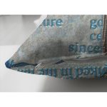 Çift Taraflı Kabartma Yüzey Yaprak Desenli Dijital Baskılı Dekoratif Süet Yastık Kırlent Kılıfı Realhomes