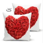 - Suet-K69-Gorsel-1 - Realhomes Çift Taraflı Kırmızı Kalp Desenli Dijital Baskılı Dekoratif Süet Yastık Kırlent Kılıfı Realhomes
