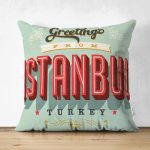 - Suet-K72-Gorsel - Realhomes Çift Taraflı İstanbul Temalı Dijital Baskılı Dekoratif Süet Yastık Kırlent Kılıfı Realhomes