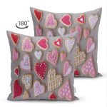 - Suet-K76-Gorsel-1 - Realhomes Çift Taraflı Kalp Desenli Dijital Baskılı Dekoratif Süet Yastık Kırlent Kılıfı Realhomes