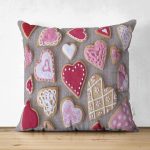 - Suet-K76-Gorsel - Realhomes Çift Taraflı Kalp Desenli Dijital Baskılı Dekoratif Süet Yastık Kırlent Kılıfı Realhomes
