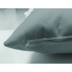 Çift Taraflı Hello Beautiful Mavi & Gri Dijital Baskılı Dekoratif Süet Yastık Kırlent Kılıfı Realhomes