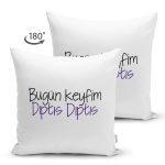 - Suet-K9317-Gorsel-1 - Realhomes Çift Taraflı Özel Tasarım Bugün Keyfim Dıptıs Dıptıs Dijital Baskılı Dekoratif Süet Yastık Kırlent Kılıfı Realhomes