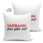 - Suet-K9324-Gorsel-1 - Realhomes Çift Taraflı Özel Tasarım Garibanın Yüzü Gülür Mü ? Dijital Baskılı Modern Süet Yastık Kırlent Kılıfı Realhomes