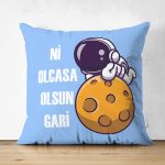 Çift Taraflı Özel Tasarım Ni Olcasa Olsun Gari Dijital Baskılı Modern Süet Yastık Kırlent Kılıfı Realhomes