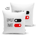 - Suet-K9344-Gorsel-1 - Realhomes Çift Taraflı Özel Tasarım Umut & İnat Dijital Baskılı Modern Süet Yastık Kırlent Kılıfı Realhomes