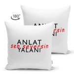 - Suet-K9352-Gorsel-1 - Realhomes Çift Taraflı Özel Tasarım Anlat Seversin Yalanı Dijital Baskılı Modern Süet Yastık Kırlent Kılıfı Realhomes