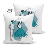 - Suet-K9353-Gorsel-1 - Realhomes  Çift Taraflı Özel Tasarım Dans Eden Çift Motifli Dijital Baskılı Dekoratif Süet Yastık Kırlent Kılıfı Realhomes