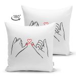 - Suet-K9355-Gorsel-1 - Realhomes Çift Taraflı Özel Tasarım Sevgili Parmakları & Kalp Dijital Baskılı Dekoratif Süet Yastık Kırlent Kılıfı Realhomes