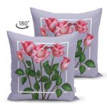 - Suet-K9360-Gorsel-1 - Realhomes Çift Taraflı Özel Tasarım Gül Tasarımlı Dijital Baskılı Modern Süet Yastık Kırlent Kılıfı Realhomes