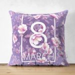 - Suet-K9361-2-Gorsel - Realhomes Çift Taraflı Özel Tasarım 8 March Gül Tasarımlı Dijital Baskılı Modern Süet Yastık Kırlent Kılıfı Realhomes