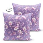- Suet-K9361-Gorsel-1 - Realhomes Çift Taraflı Özel Tasarım Gül Tasarımlı Dijital Baskılı Modern Süet Yastık Kırlent Kılıfı Realhomes