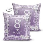 - Suet-K9363-1-Gorsel-1 - Realhomes Çift Taraflı Özel Tasarım 8 Mart Gül Tasarımlı Dijital Baskılı Modern Süet Yastık Kırlent Kılıfı Realhomes