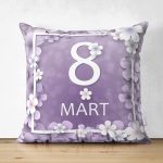 - Suet-K9363-1-Gorsel - Realhomes Çift Taraflı Özel Tasarım 8 Mart Gül Tasarımlı Dijital Baskılı Modern Süet Yastık Kırlent Kılıfı Realhomes
