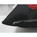 - Suet-K9366-1-Gorsel-2 - Realhomes Çift Taraflı Özel Tasarım 8 Mart Kırmızı Gül Tasarımlı Dijital Baskılı Modern Süet Yastık Kırlent Kılıfı Realhomes