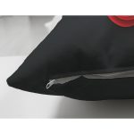 Çift Taraflı Özel Tasarım 8 March Kırmızı Gül Tasarımlı Dijital Baskılı Modern Süet Yastık Kırlent Kılıfı Realhomes