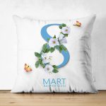 - Suet-K9371-1-Gorsel - Realhomes Çift Taraflı Özel Tasarım 8 Mart Çiçek Tasarımlı Dijital Baskılı Modern Süet Yastık Kırlent Kılıfı Realhomes