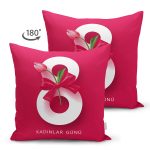 - Suet-K9374-1-Gorsel-1 - Realhomes Çift Taraflı Özel Tasarım 8 Mart Kırmızı Gül Tasarımlı Dijital Baskılı Modern Süet Yastık Kırlent Kılıfı Realhomes