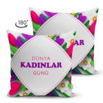 - Suet-K9382-1-Gorsel-1 - Realhomes Çift Taraflı Özel Tasarım Kadınlar Günü Çiçek Desenli Dijital Baskılı Modern Süet Yastık Kırlent Kılıfı Realhomes