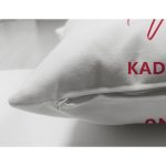 Çift Taraflı Özel Tasarım 8 Mart Kadınlar Günü Dijital Baskılı Modern Süet Yastık Kırlent Kılıfı Realhomes