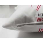 Çift Taraflı Özel Tasarım 8 March International Women's Day Dijital Baskılı Modern Süet Yastık Kırlent Kılıfı Realhomes