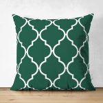 - Suet-K9401-Gorsel - Realhomes Çift Taraflı Yeşil Ogea Desenli Dijital Baskılı Dekoratif Süet Yastık Kırlent Kılıfı Realhomes