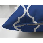 - Suet-K9402-Gorsel-2 - Realhomes Çift Taraflı Lacivert Ogea Desenli Dijital Baskılı Modern Süet Yastık Kırlent Kılıfı Realhomes