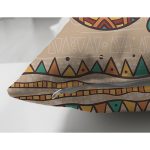 - Suet-K9413-Gorsel-2 - Realhomes Çift Taraflı Etnik Figürlü Fil Desenli Dijital Baskılı Dekoratif Süet Yastık Kırlent Kılıfı Realhomes